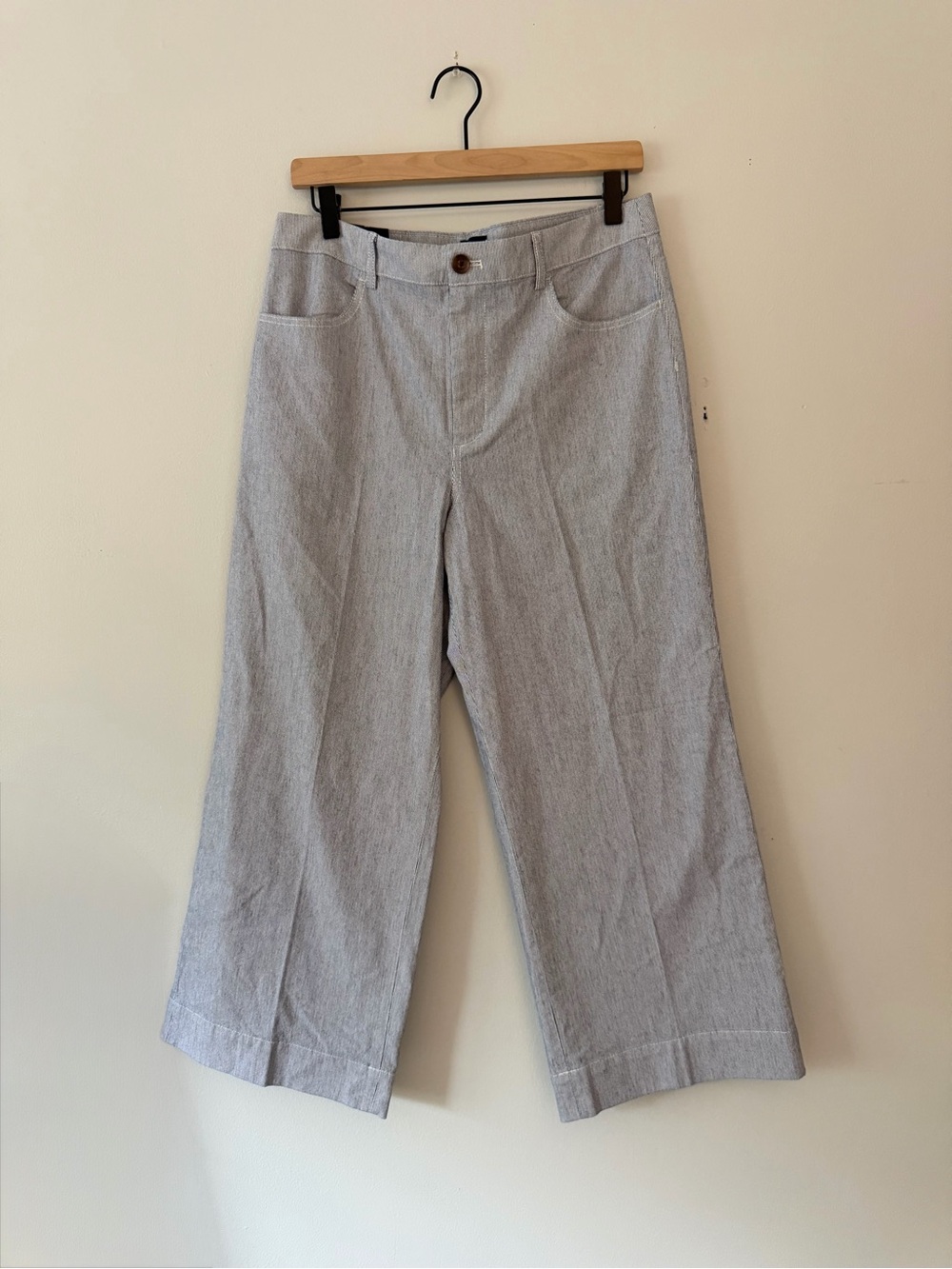 J.Crew the ella wide leg cropped pants